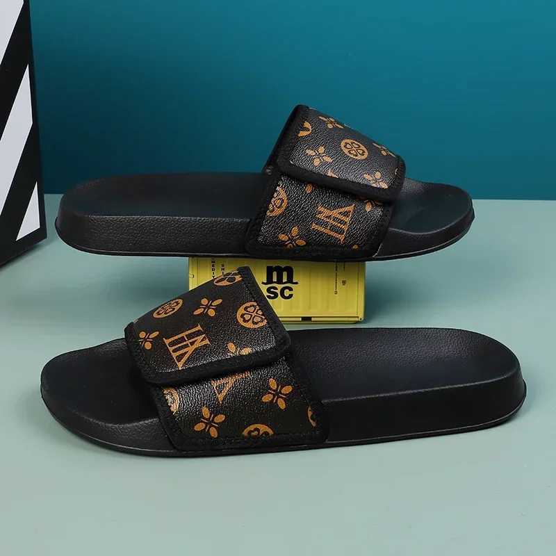 Mens Genuine Leather Sandals Comfortable Man Sandal House Slippers Man Summer Shoes Sale Genuine Mens Slipper Flip Flop Slides C251120