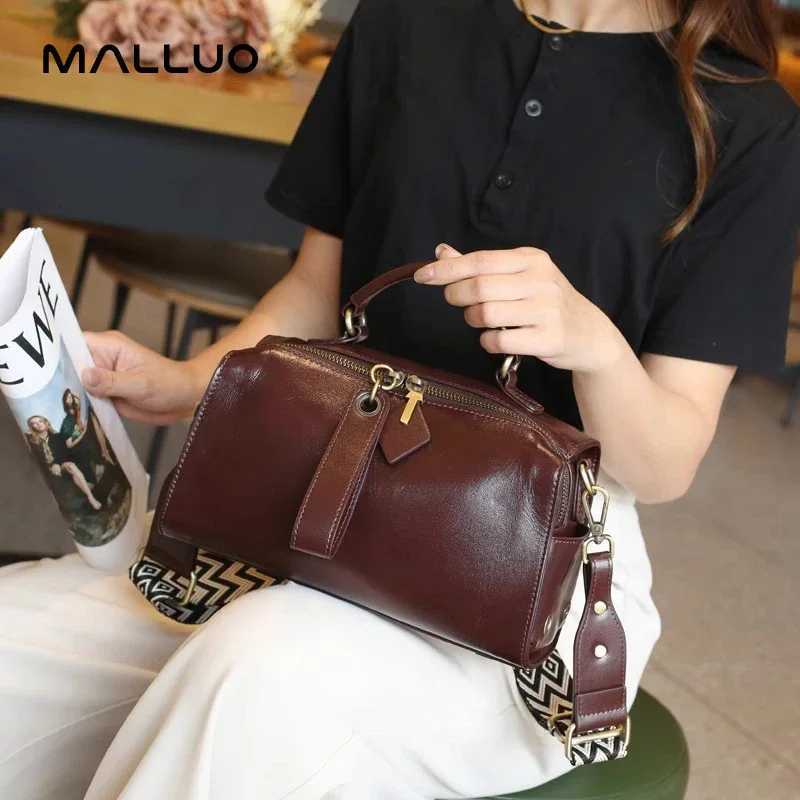 Genuine Leather Solid Color Shoulder Crossbody Bag For Women Luxury Designer Bags Female Messenger Tote Womens Handbag for LadyT251122