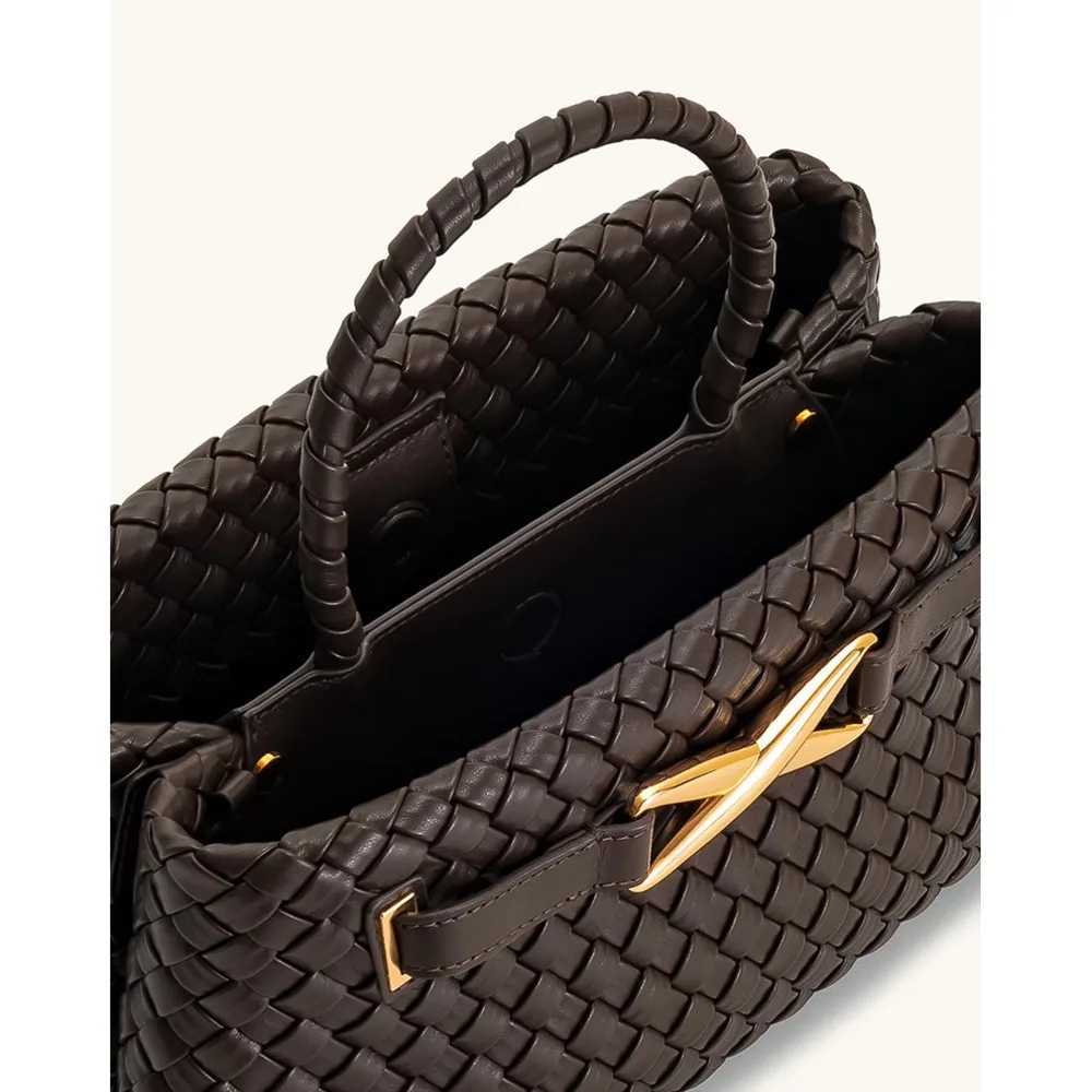 JW Pei Woven Handbag Women Bags Fashion Versatile 2025 Spring New High-end Sacs Main Purses Top Handle Bags Torebki Damskie K251121