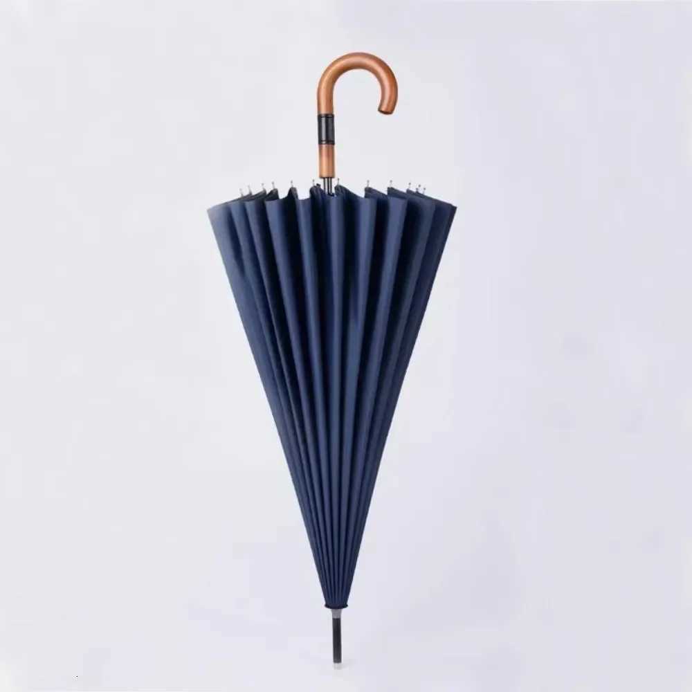 Long Handle Umbrella Automatic Household Umbrella High-density Wind Resistance Strong Lightweight Business Affairs Sun UmbrellaM251122