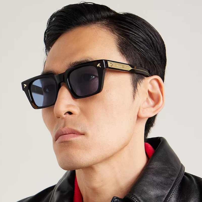 High-Quality QUENTIN JJMM Square Classic Retro Sunglasses for Men and Women, a Japanese handmade designer brand Fashion Acetate Men Driving Handmade I