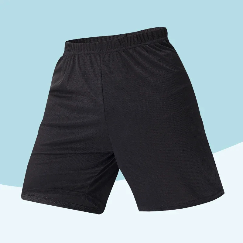 Mens black mesh casual shorts for quick drying running fitness basketball football elastic shorts for teenagers 250414Z