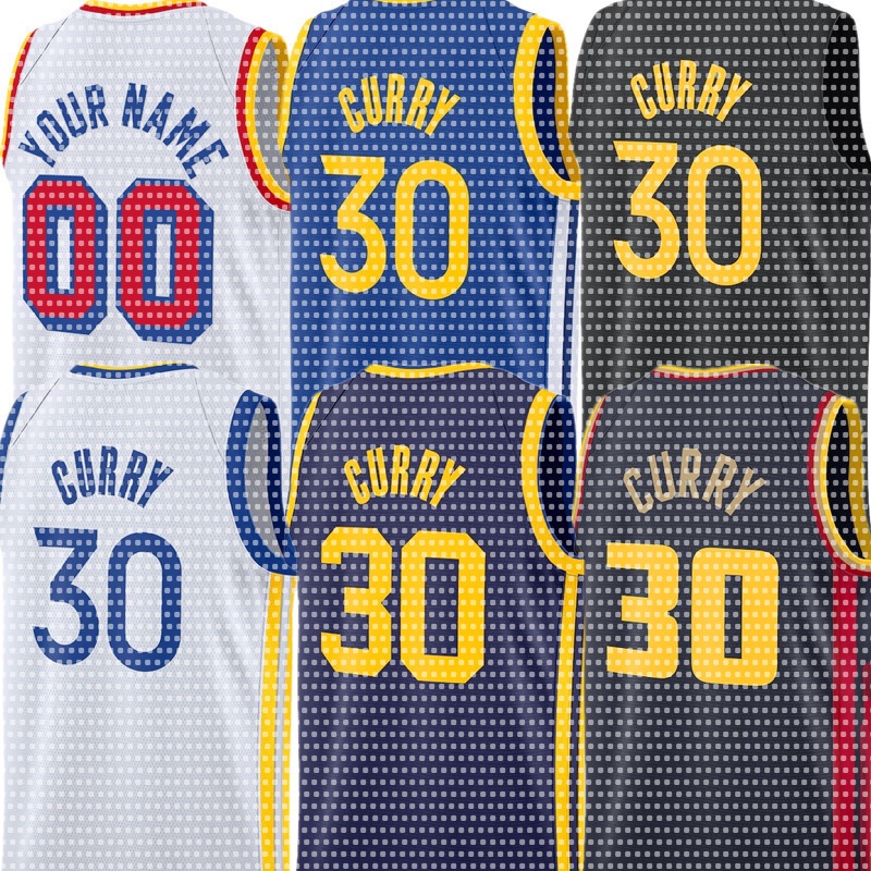 Warriors Jersey customs Basketball Curry Butler III Brandin Podziemski Jonathan Kuminga Draymond Green Buddy Hield Moses Moody Trayce Jackson-Davis Gary Payton II