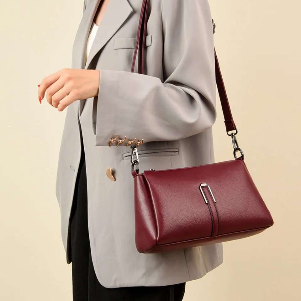 Three Layer Pocket Large Capacity Crossbody For Women Casual Ladies Handbag Designer Shoulder Messenger Bags Bag Bag