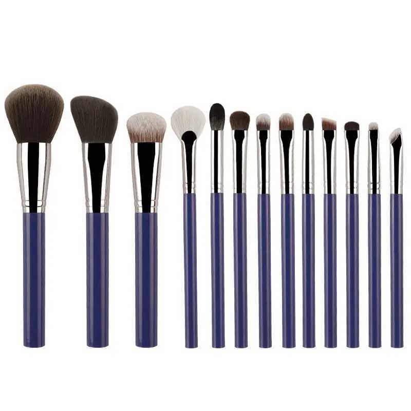 13-Piece Vegan Makeup Brush Set Hypoallergenic Soft Synthetic Brushes for Eye Contouring Full FaceProfessional Cosmetic Tools C251122