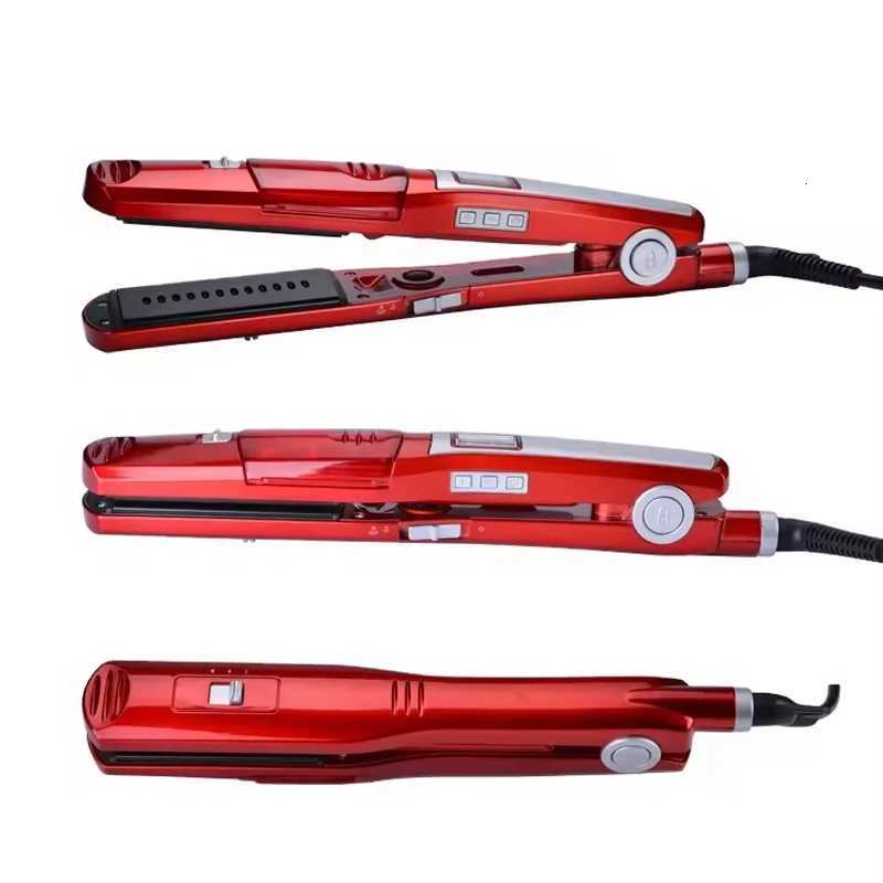 Cross-Border Hydrating Hair Straightener with Steam Care Electric Splint Iron Clip-on Splint Straightening Orders WelcomeT251122