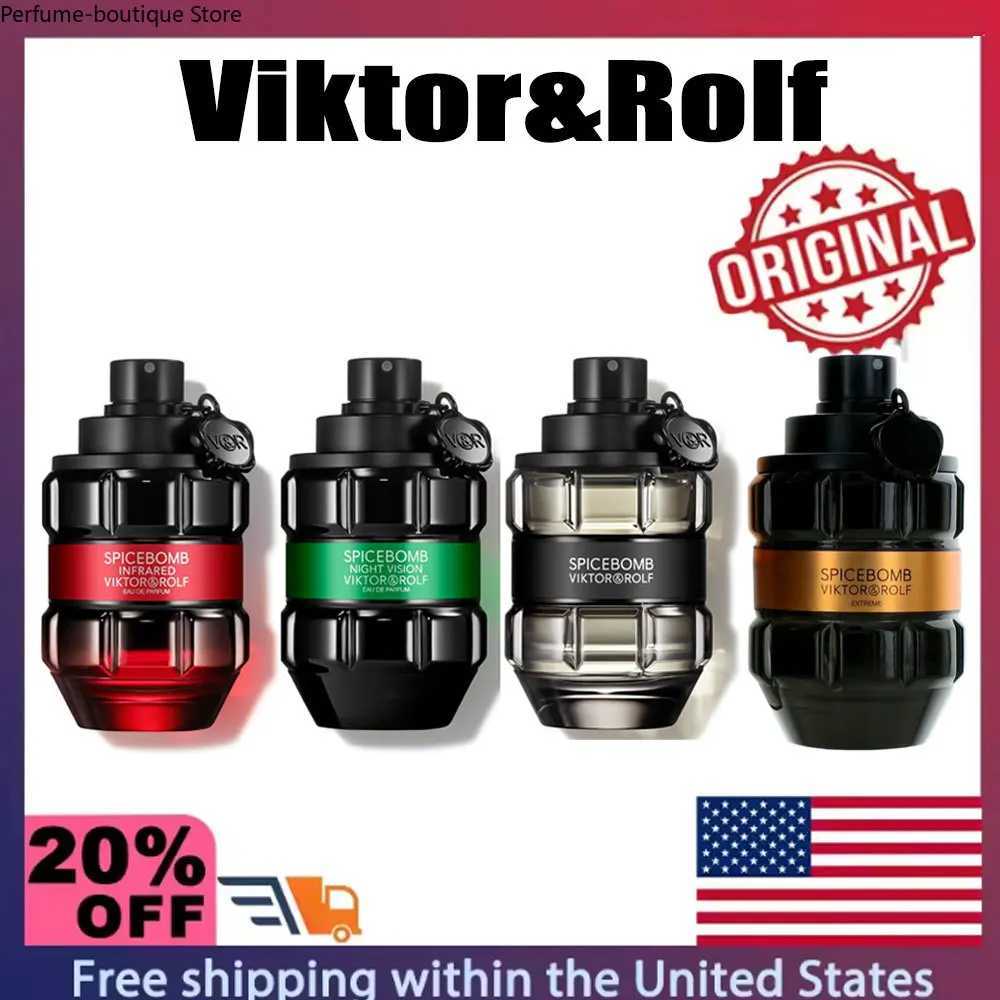 Spicebomb Extreme by Viktor Rolf 304 oz EDP Cologne for Men Series Eau de Parfum Notes of Bergamot Citrus 4Style for choose J251122