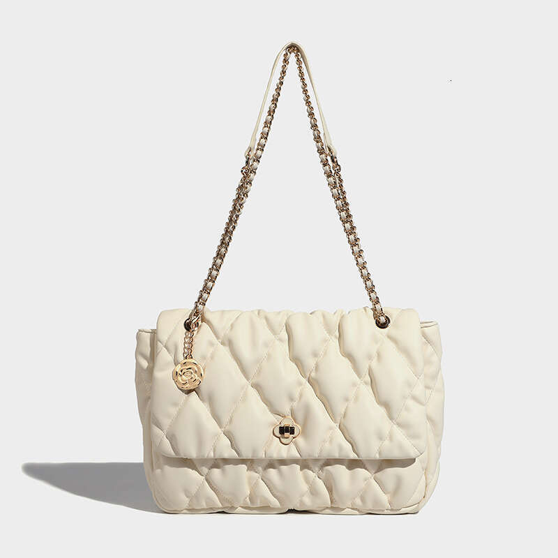 Designer Women's Bags Designer Xiaoxiangfeng Lingge Chain Bag For Women's 2023 New High End Texture, Small Stand One Shoulder Crossbody Bag,