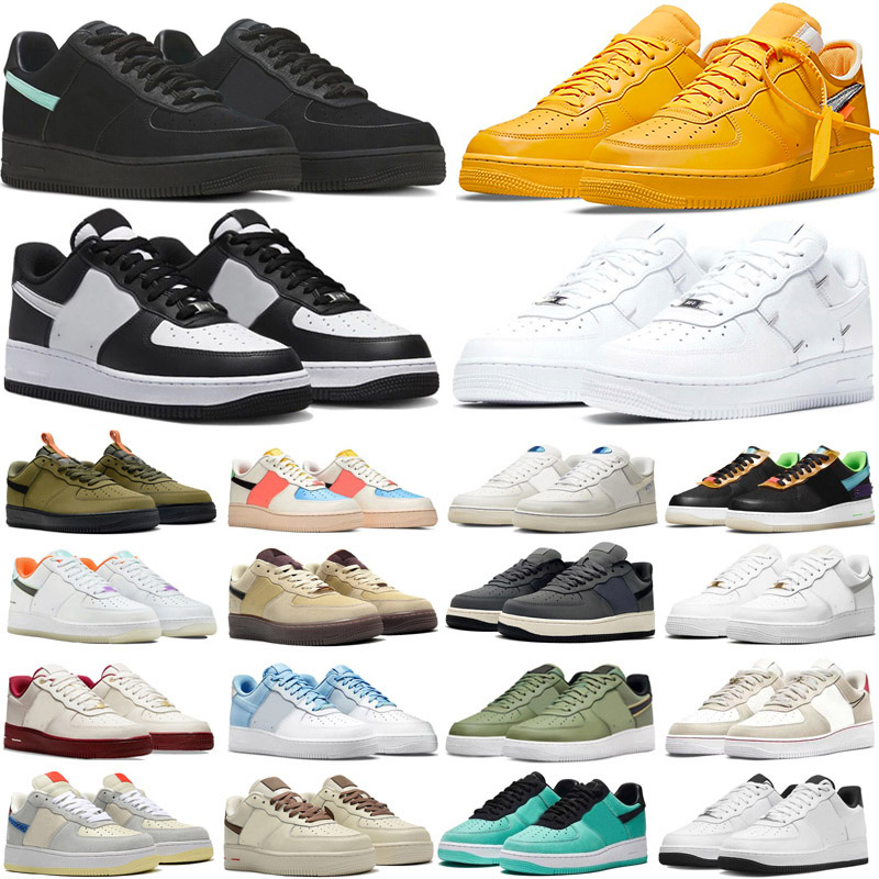 OG Tiffany designer running shoes sneakers men women one Triple White Black Utility Red Pale Ivory mens trainers platform shoe size 36-45