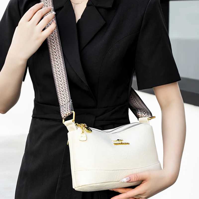 100 Cow Leather High Quality Handbag Purse Women Bag Trend Luxury Designer Shoulder Crossbody Sac Ladies Branded Fashion TotesT251122