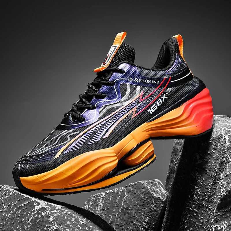 Running Shoes Men High Quality Outdoor Marathon Soft Sole Cushioning Training Jogging Sneakers Mesh Lace-up Sports Shoes for MenC250414