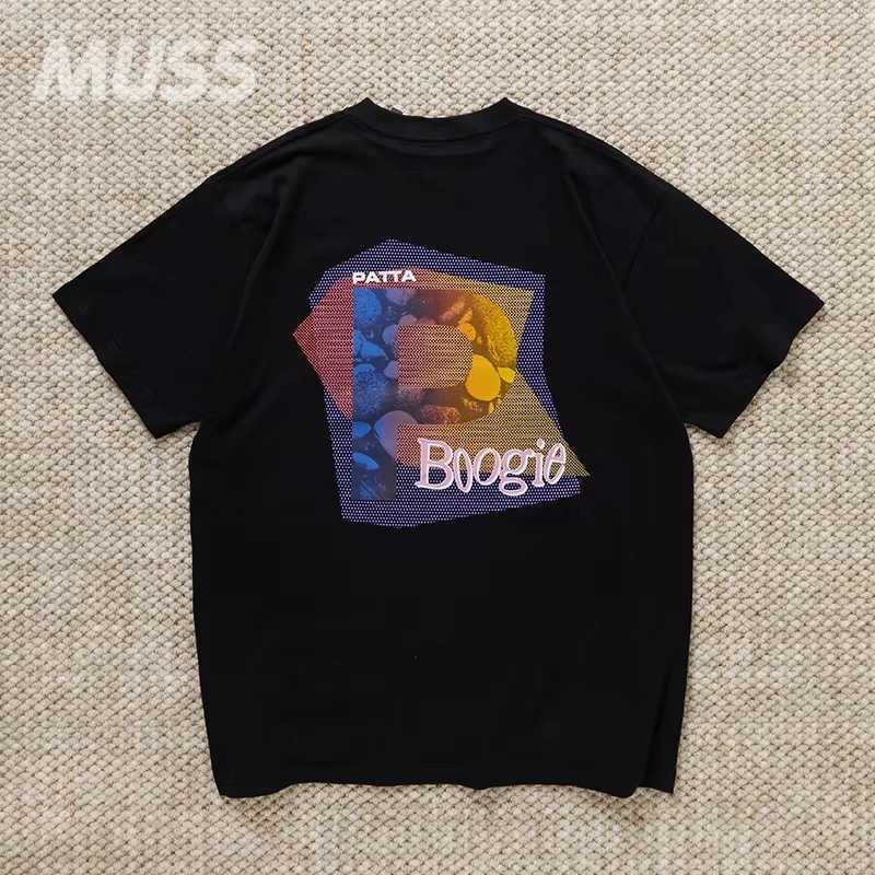 2025 PATTA Chlorophyll 20 Anniv T-shirt black unisex fashion street wear pure cotton skin soft breathable sportsT250421