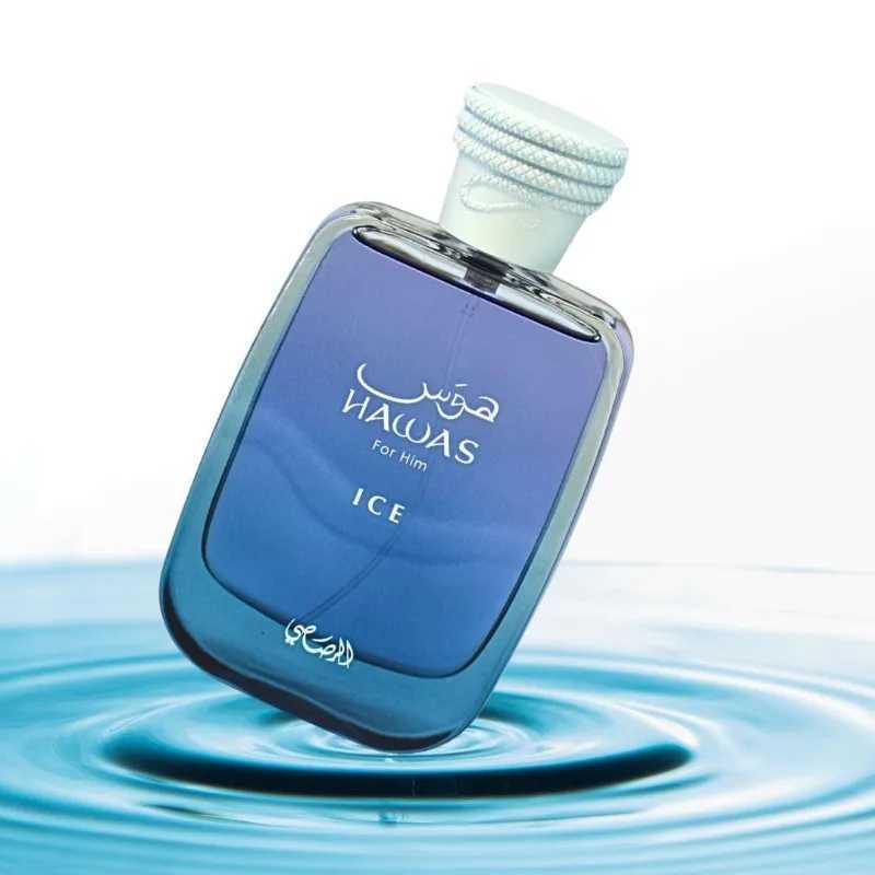 100ml Arab Perfumes RASASI Hawas Ice Eau de Parfum Spray High Quality Lasting Aromatic Perfume Cologne Makeup Present J251122