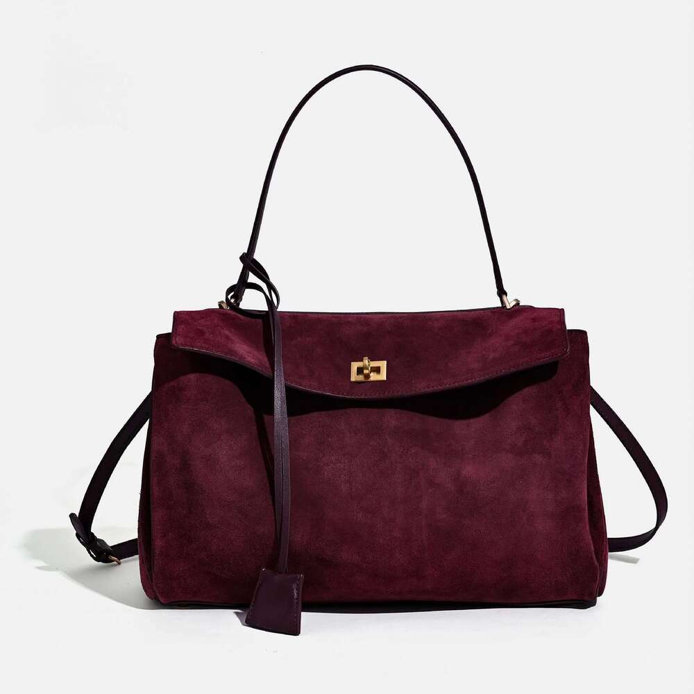 New Handbags For Women Tote High End Large Capacity Bags Shoulder Suede Leather S Bag Female Designer Bag