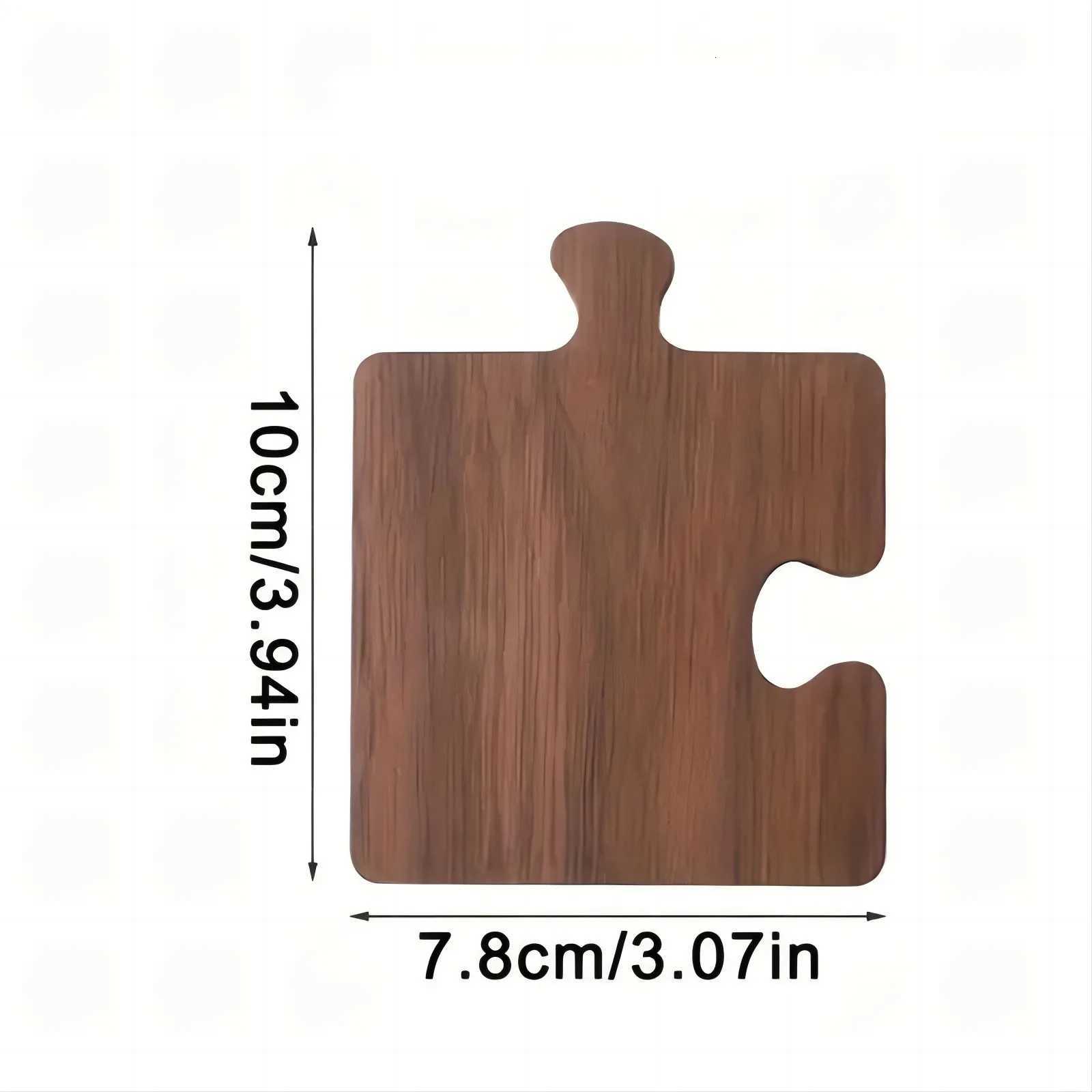 1/4pcswalnut Cup Mat Anti-Slip Heat-Resistant Wooden Tea Coffee Coaster Home Table Placemats Decorations Bar Tools C251122