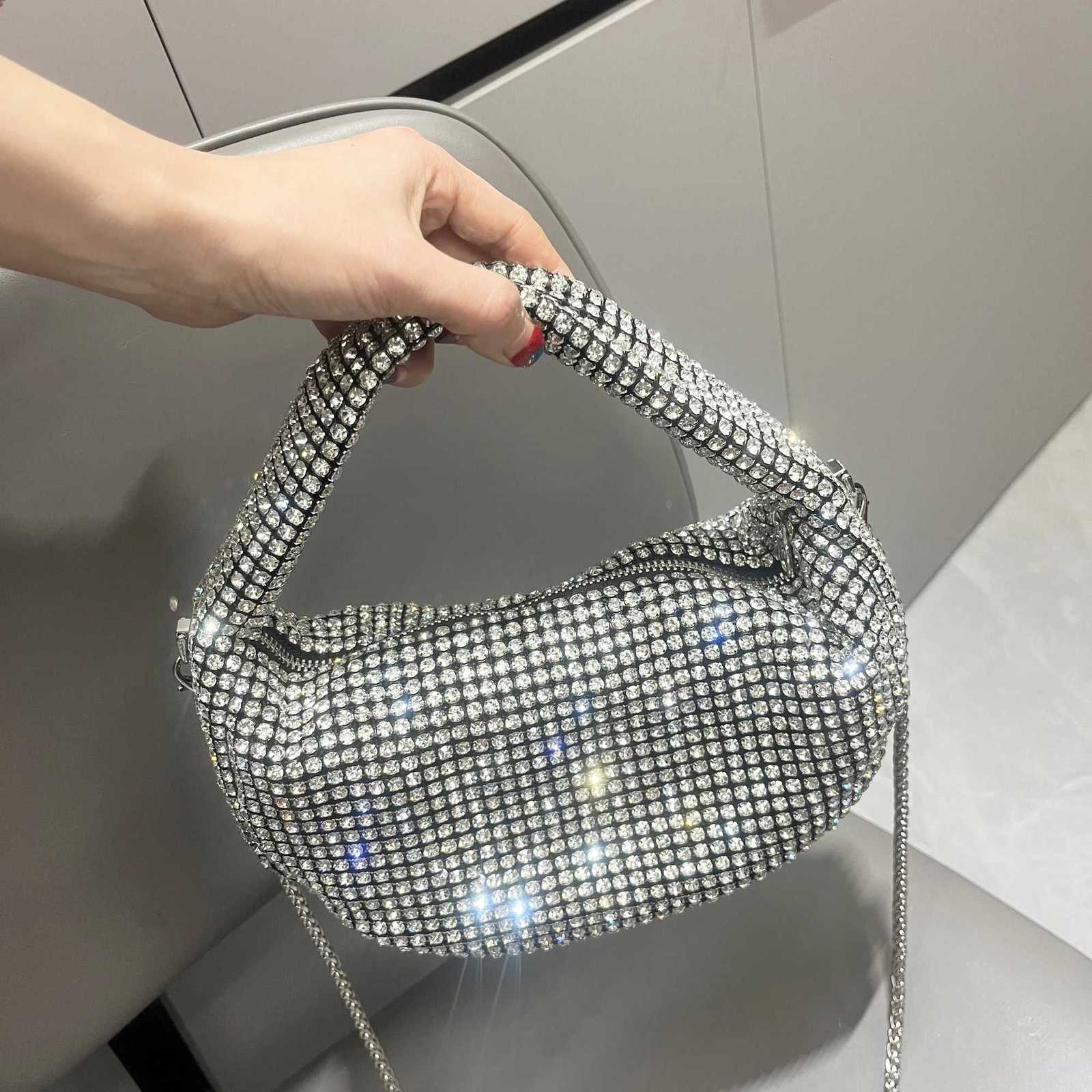 Shiny Crystal Clutch purses Shoulder bag rhinestone Handmade purses and handbags luxury Designer Evening clutch Bag Purse K251121