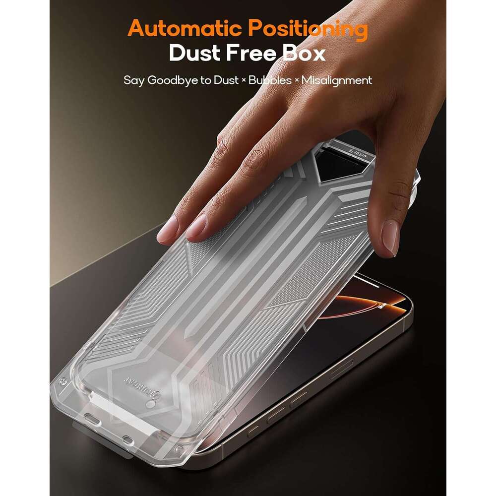 DHGadgets Privacy Screen Protector Tempered Glass:9H+ Durable, Auto Positioig, Bubble Free, High Defiitio, Easy Installation