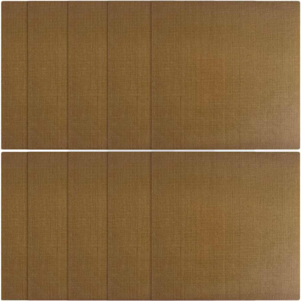 10pcs Insulated Hair Straightener Sticker Flat Iron Decal Mini Styling Tools Ceramic Fiberglass Cloth Heat Protection Salon UseT251122