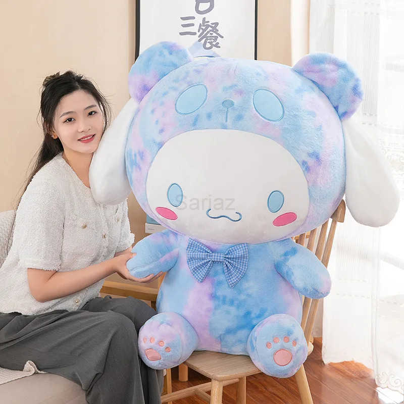Sanrio 40/60/80cm Anime Toys Kawaii Kuromi My Melody Cinnamorol Plush Big Size Soft Stuffed Animals Doll Plushie Childrens Gift H251122
