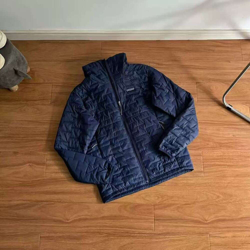 Patagonianano 5A Mens Jacket Designer Puffer Jacket Mens Nano Puff Zipper Jacket Warm Windproof Packable Lightweight Water-Resistant Outdoor Winter Warm Coat 44B