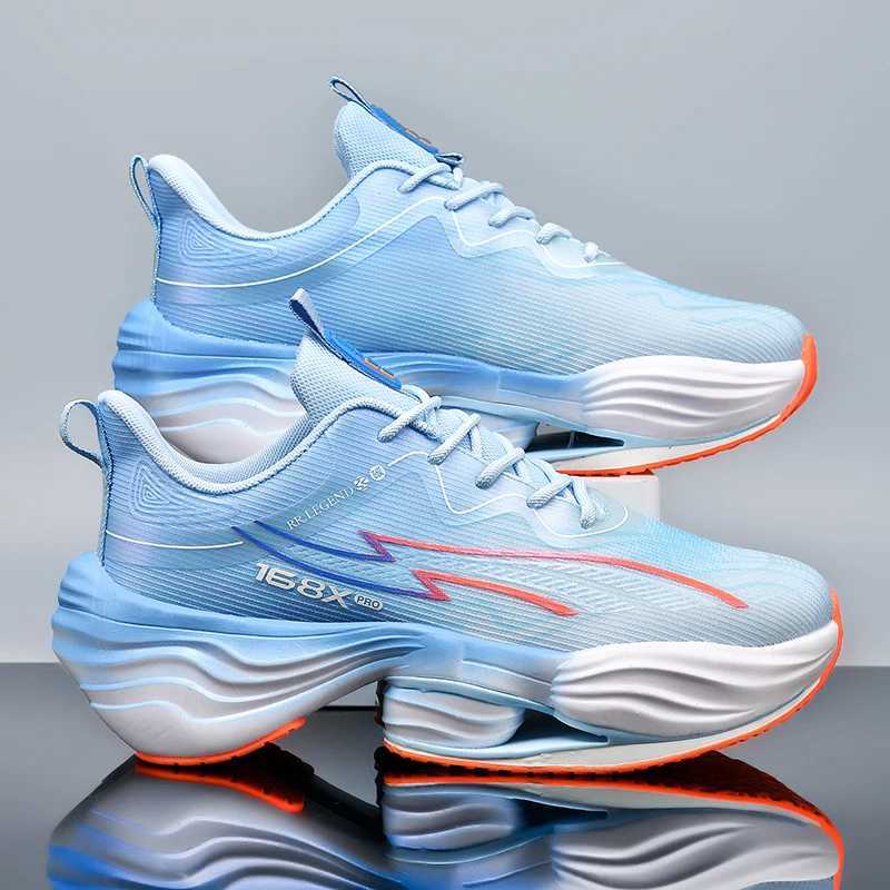 Running Shoes Men High Quality Outdoor Marathon Soft Sole Cushioning Training Jogging Sneakers Mesh Lace-up Sports Shoes for MenC250414