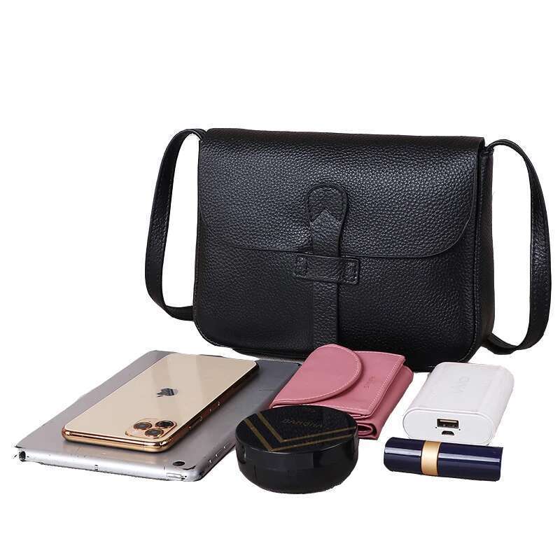 Genuine Leather Flap Crossbody Bags For Women Small Shoulder Messenger Bag Fashion Ladies Purses And Handbags Female Sac A Main Bag