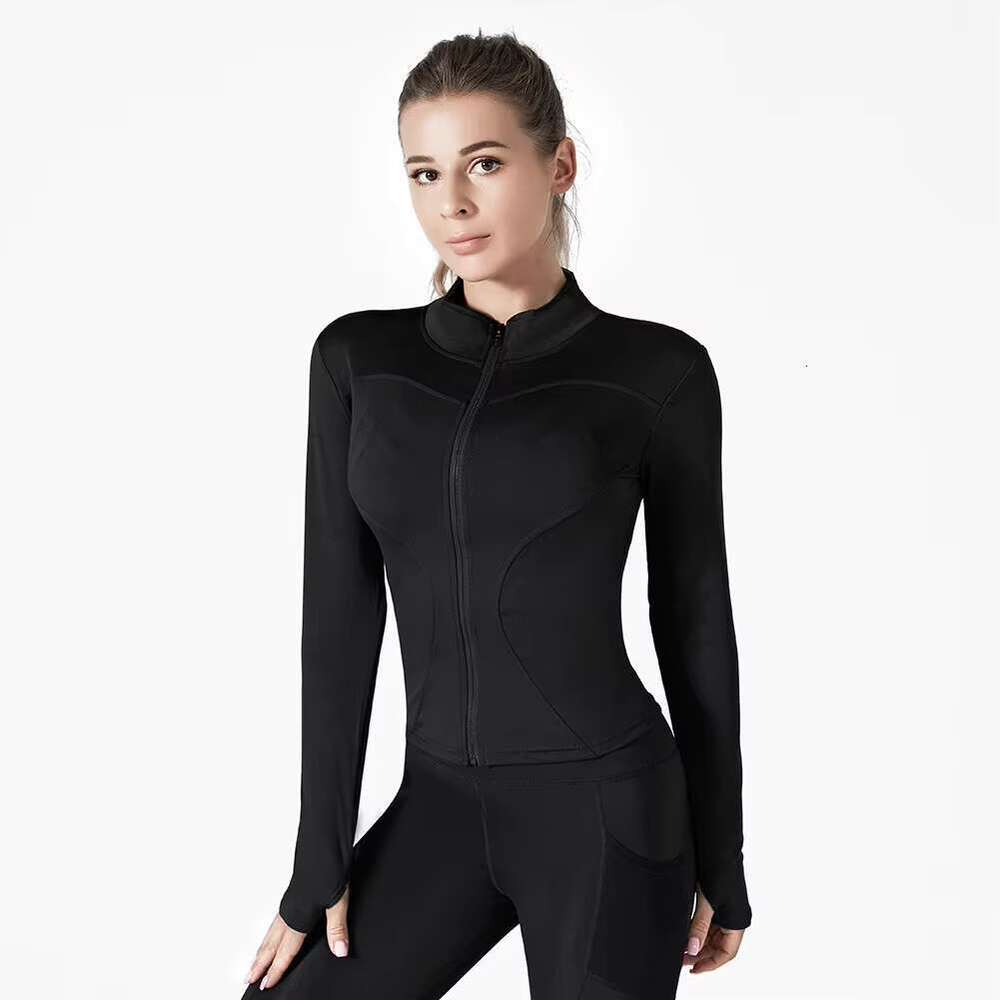 Winter New Quick drying Long sleeved Hoodie Multi functional Outdoor Running, Cycling Training Zipper Jacket Sportswear for Women