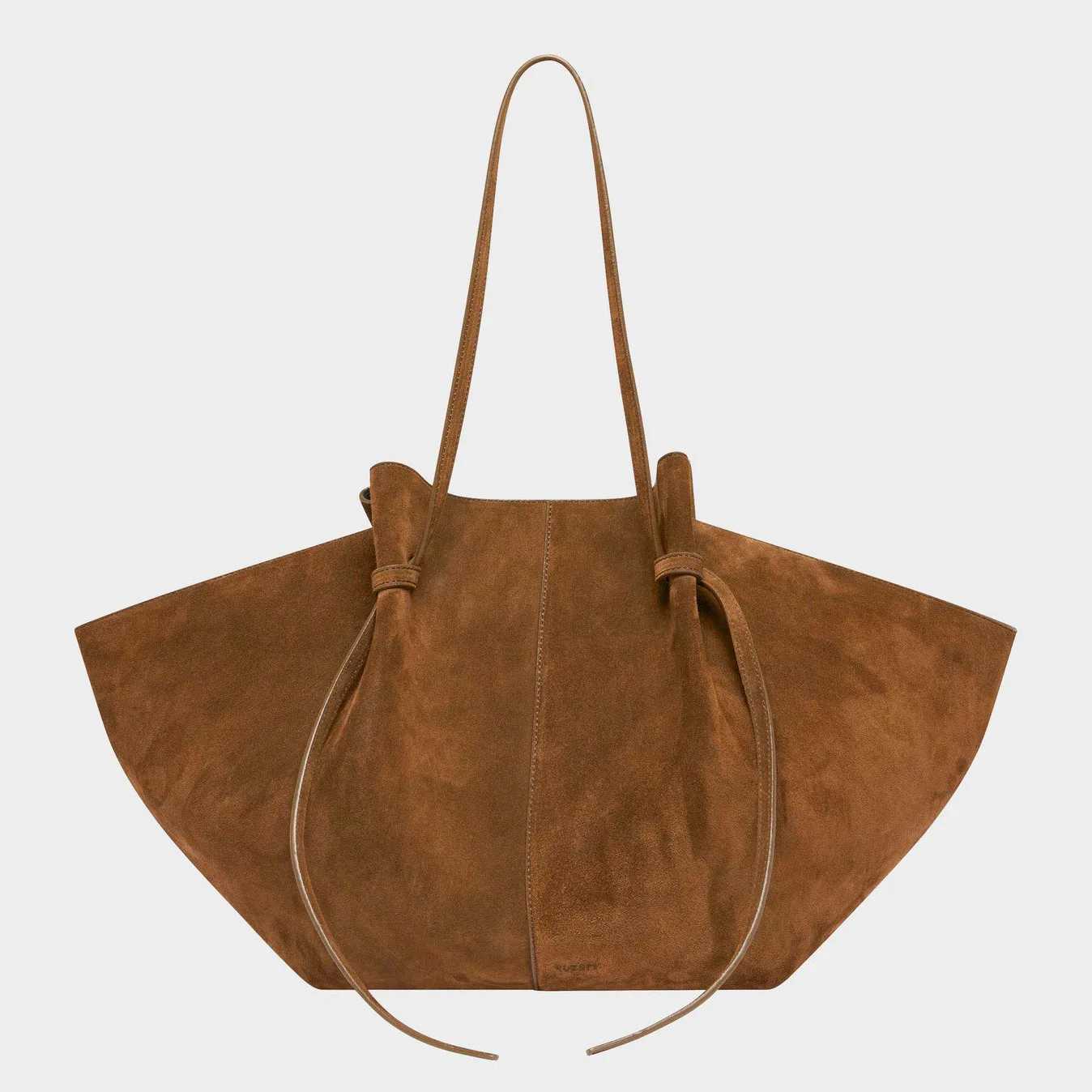 2025 Womens new simple and fashionable shoulder bag suede frosted wing bag large capacity shoulder tote bag handbag K251121