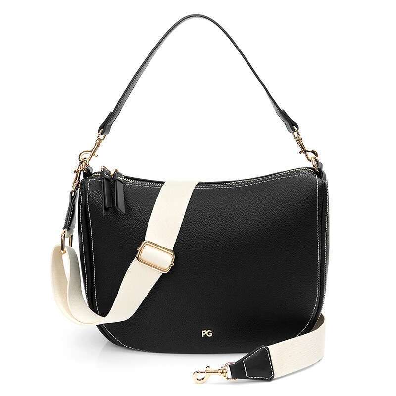 CH Fashion Women S Tote Versatile Simple Solid Color Printed Lettering Metal Brand Crossbody Shoulder Bag Bag