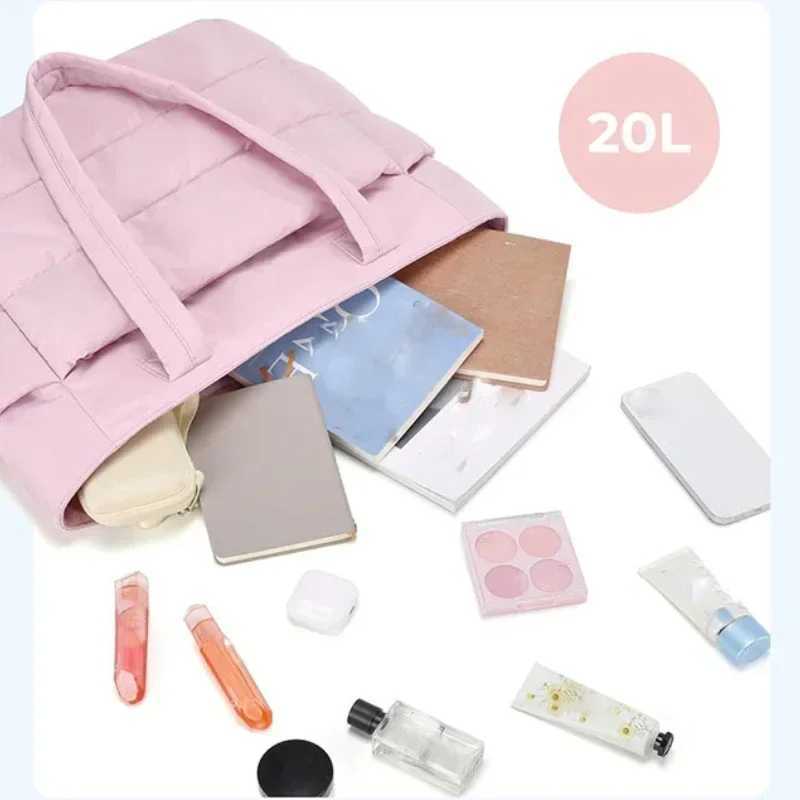 Wens Bag Large Capacity Solid Color Handbag Cmuter Work Student Classroom Shopping Bag Versatile Handbag Z250422
