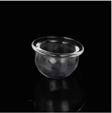 Manufacturer Customized Quartz Products Processing Transparent Fused Silica Pipe Quartz Glass Tube Flange