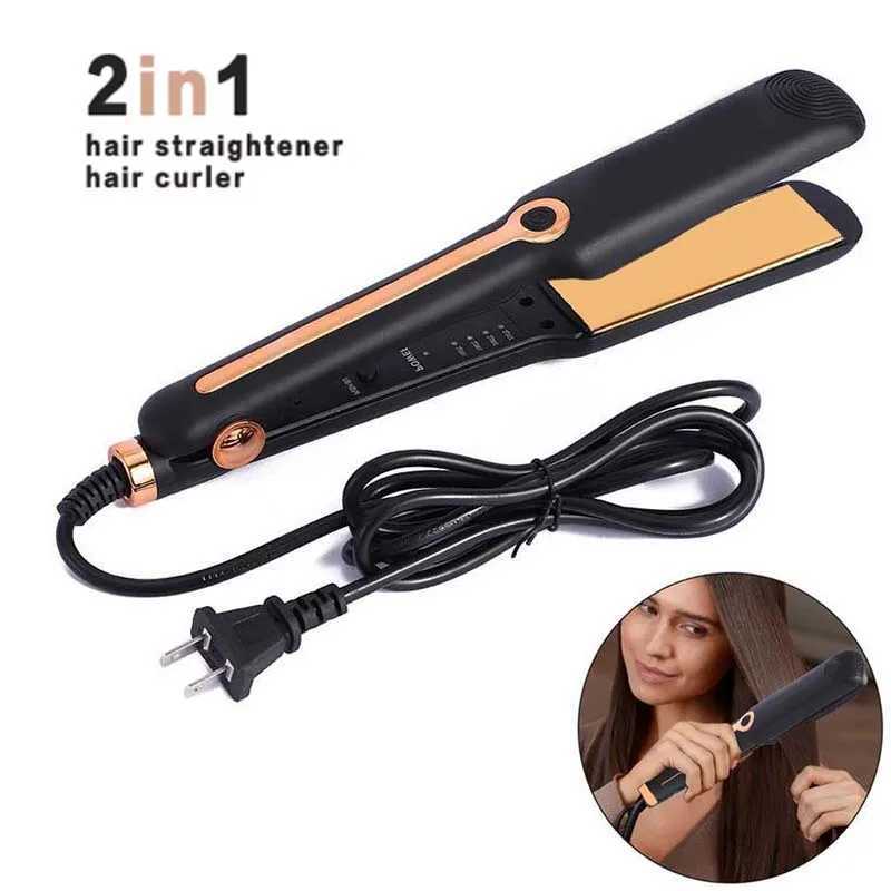 Hair Straightener Professional Ceramic Flat Iron Negative Ion Wide Plate Multiple Temperature Adjustable Straightening IronT251122