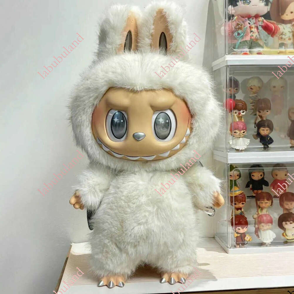 Labubu 38CM Colorful Blind Box Stand Can Sit Plush Toy Doll Pendant Figurine L251110