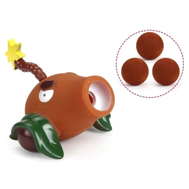 Plants vs Zombies 2 Cactus Peashooter Coconut Cannon A.K.E.E Toy Set Random Delivery Figures Soft Silicone Zombie Birthday Gift