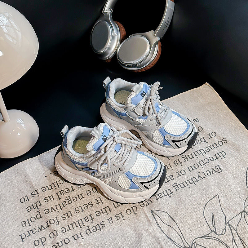 Kids Toddler Chunky Children Boys Girls Non-Slip Lightweight Sports Casual Shoes Hot Sell Unisex Running Sneakers Sizes 27 - 37 K1243 XJ260303