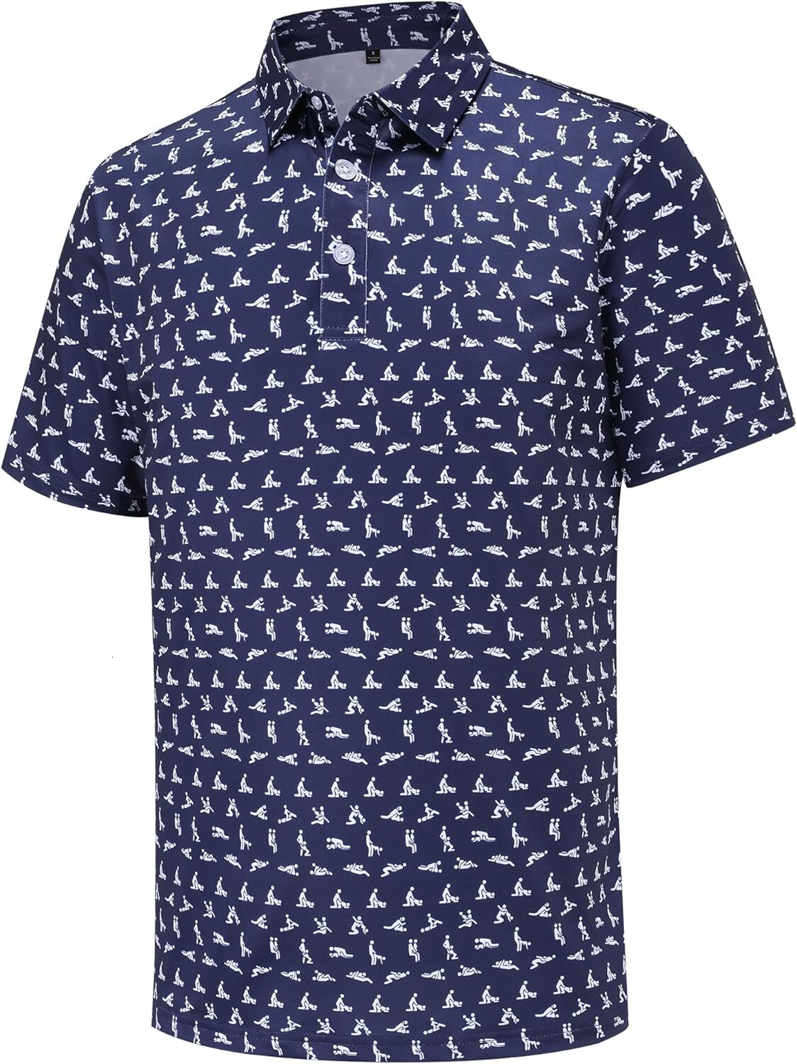 Mens Polo shirt Mens Golf Polo Shirts Short Sleeve Performance Moisture Wicking Dry Fit Casual Print Funny Golf Polo Shirts