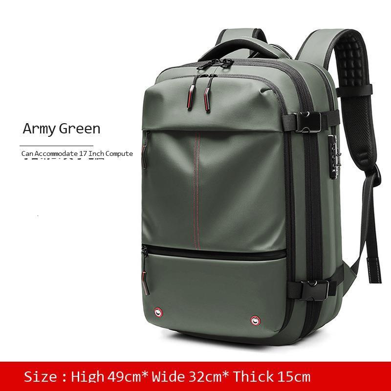 Travel Mens Business Multifunctional Computer Vacuum Compression Bag Large Capacity Backpack TPU 250422