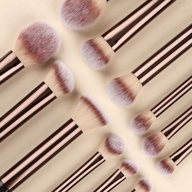 12pcs Professional Makeup Brush Set Eyeshadow Powder Blush Brushes 2pcs Makeup Sponges makeup brushes set premium C251122