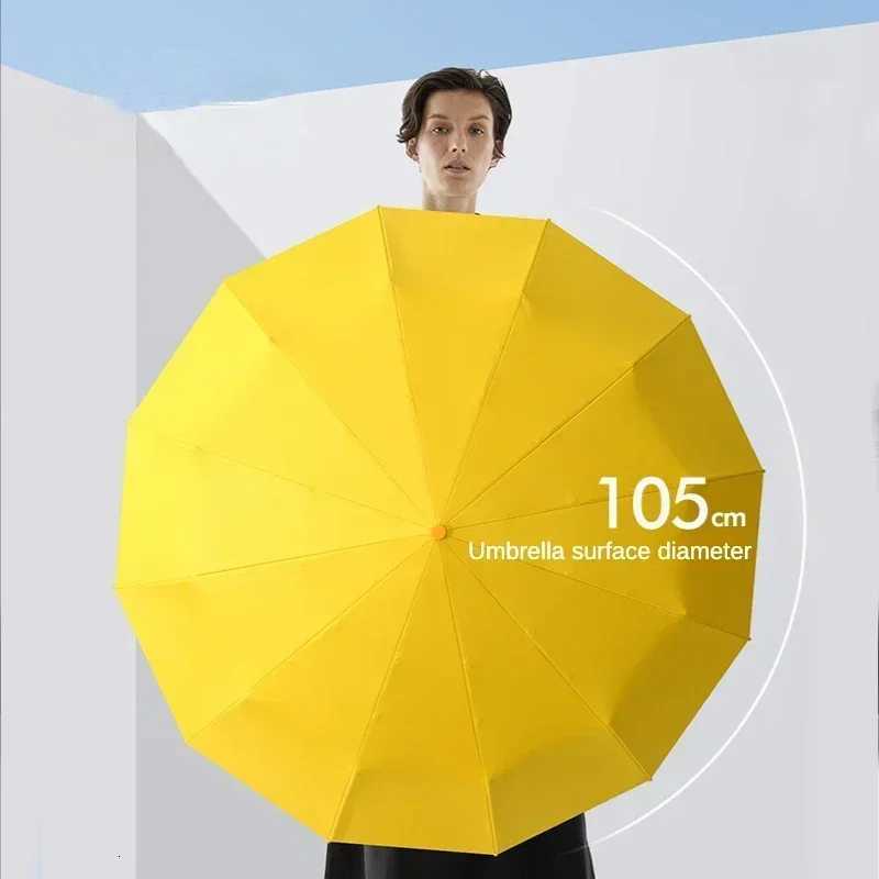 72 Bone Super Strong Windproof Automatic Folding Men Umbrella Reinforced Large Rainproof Sun Protection Umbrellas WomenM251122