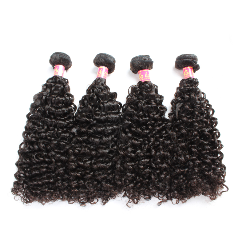 Bella Hair 8-34inch Grade 8A Malaysian Virgin Hair Weft Unprocessed Natural Color 3/4PCS/Lot Curly Wave for Sale Wholesale Vendor Remy Curly Weave Bun