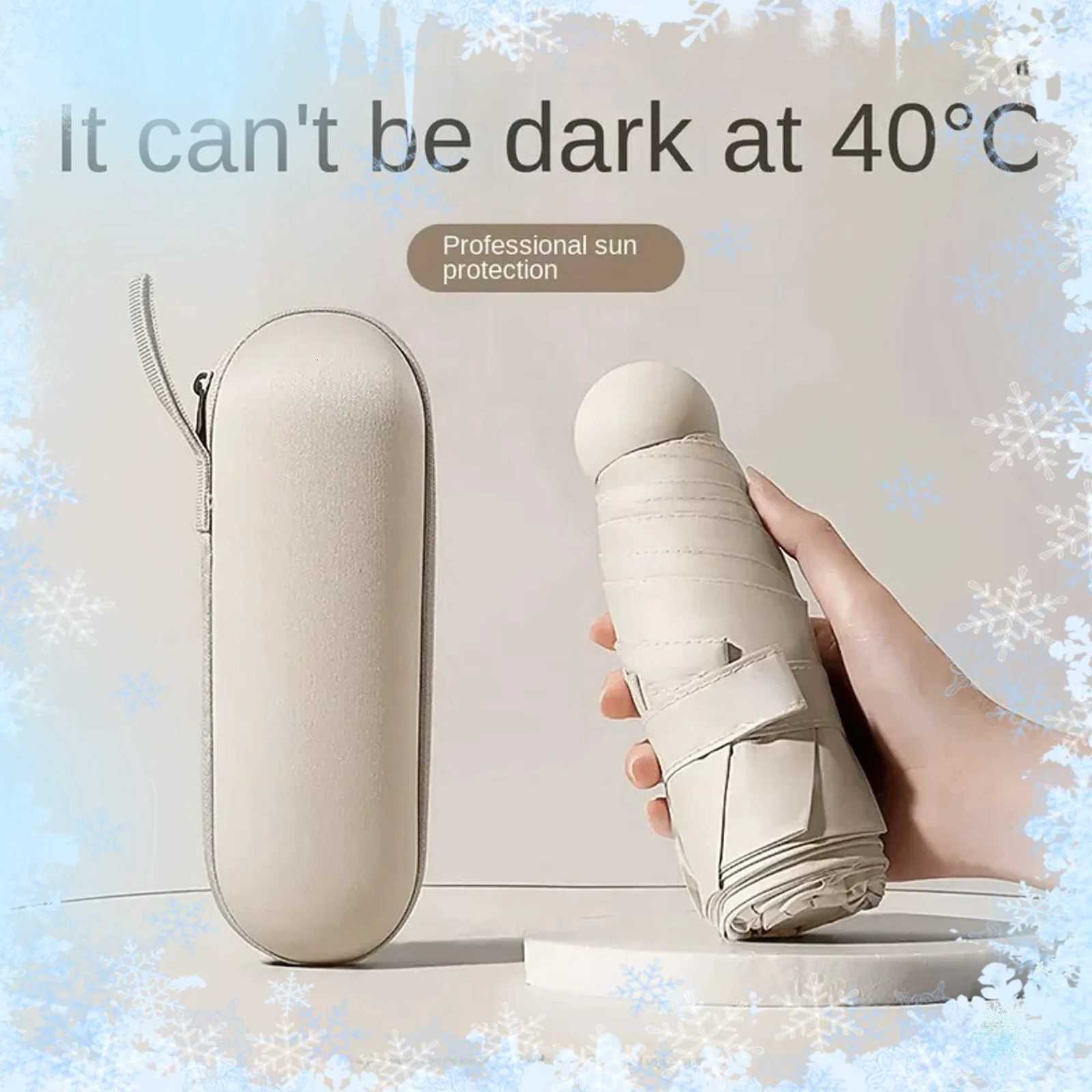 Luxury Compact Sun Umbrella UPF 50 Lightweight Aluminum Frame for Easy CarryM251122