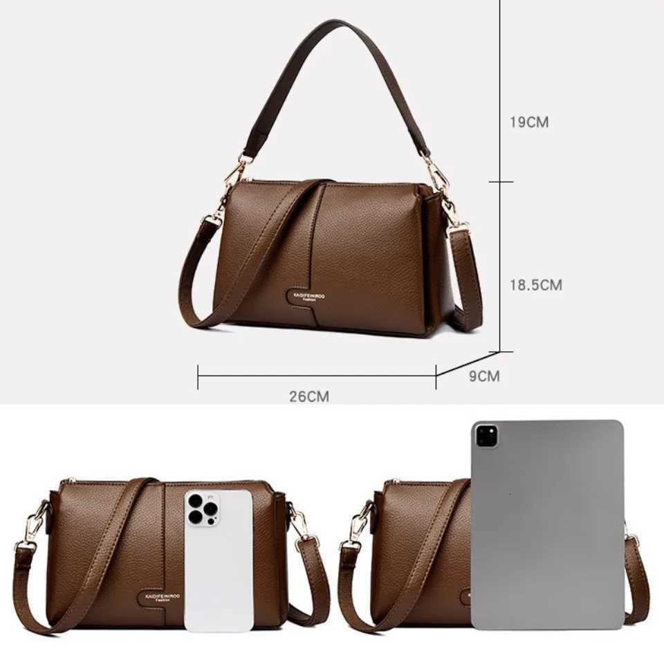 Genuine Brand Luxury Handbags Women Bags Designer Top Quality Soft Leather Shoulder Bags for Women Female Crossbody Bag HandbagsT251122