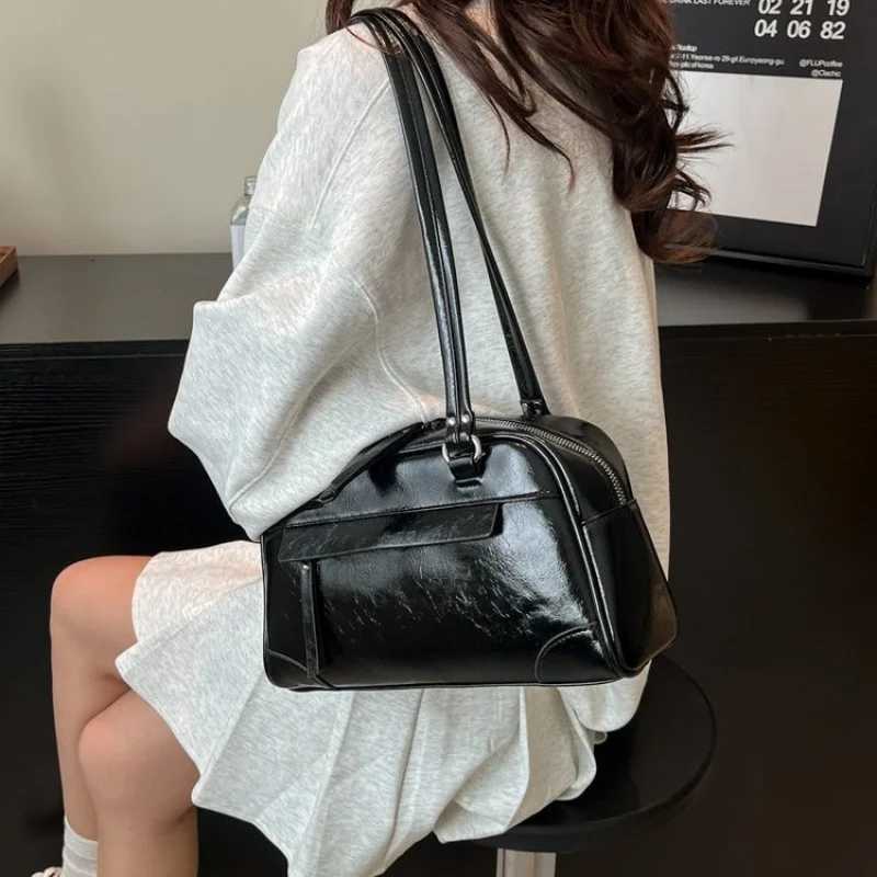 Luxury Brand High-End Leather Womens Tote Bag Popular Classic Elegant Trendy Design Commuter Casual BagT251122