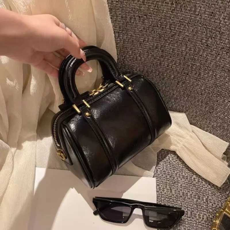 JIAERDI Retro Cylinder Pillow Handbag Women Soft Leather Large Capacity Shoulder Bags Ladies Premium Luxury Design Crossbody BagT251122