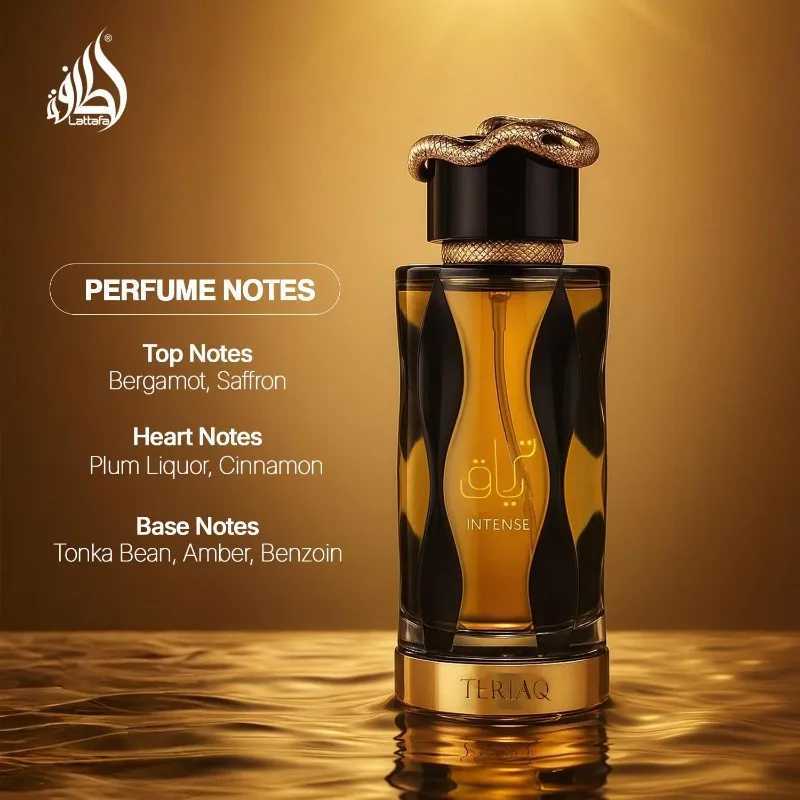 100ml Arab Perfumes Teriaq Intense Eau de Parfum Spray Unisex Lasting Oriental Spicy Pheromones Perfume Cologne J251122