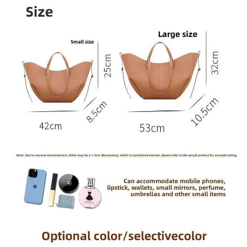 2025 autumn and winter commuting womens armpit wing bag womens niche large capacity shoulder bag tote bag K251121