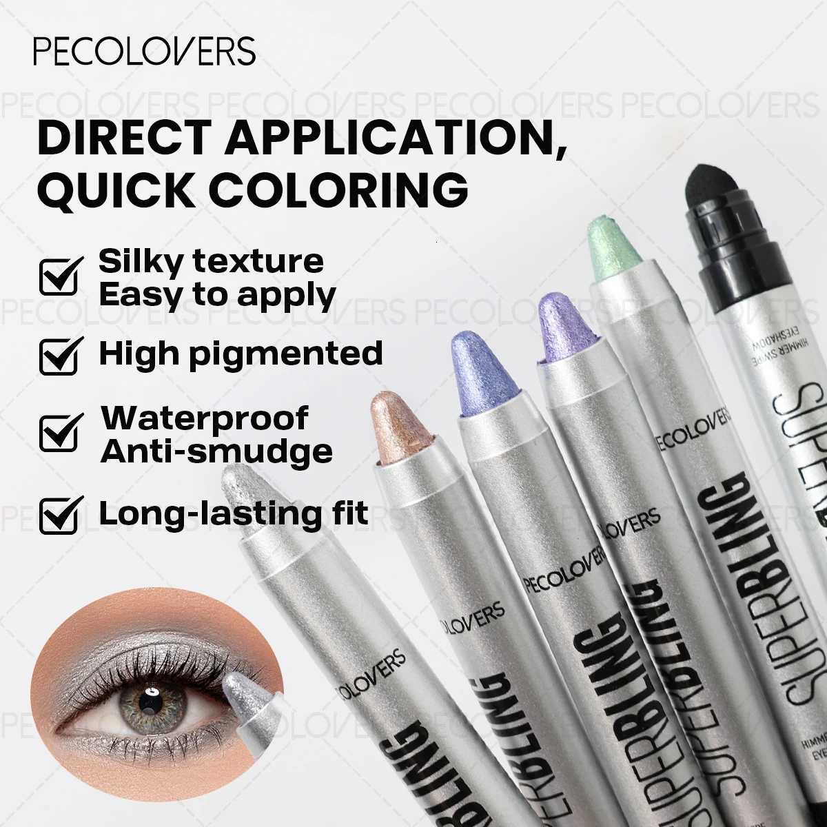 1 Pc Colorful Double-head Eyeshadow Stick High Color Rendering Shiny Bold Makeup Eyeshadow Pen Party Halloween MakeupT251122
