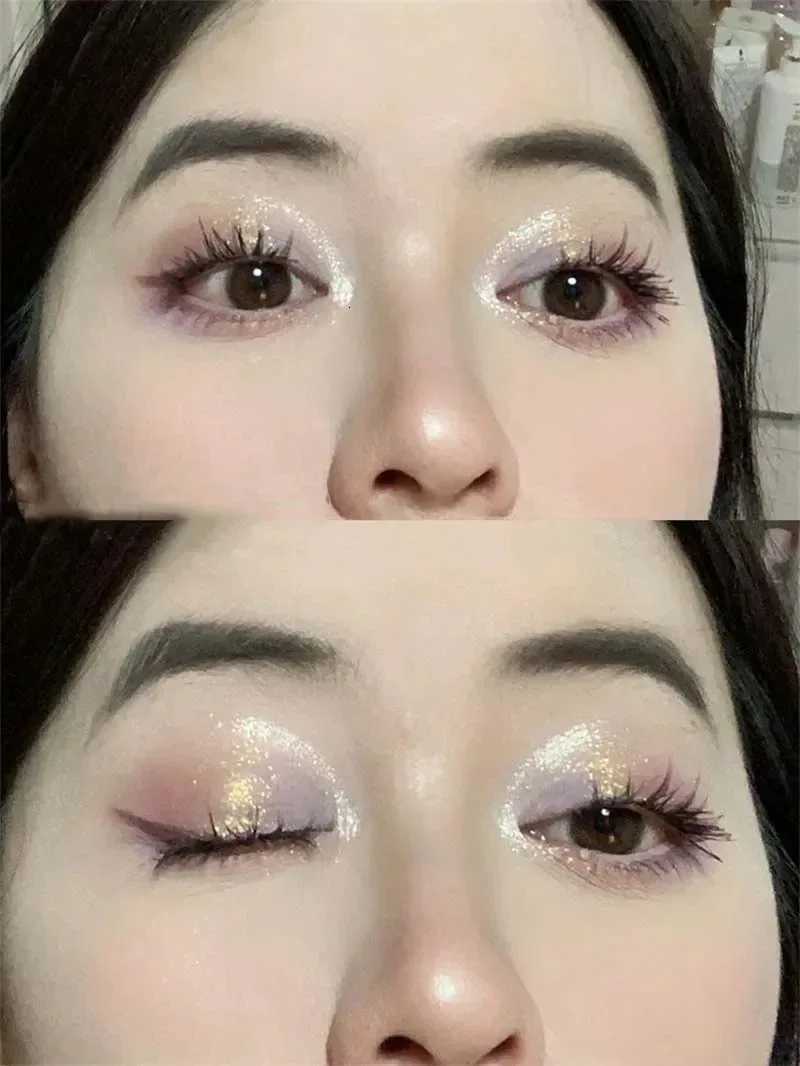 9 Colors Glitter Snowflake Eyeshadow Palette Dream Girl Pearly Eye Shadow Matte Highlights Cool Tone Charming Eyes MakeupT251122