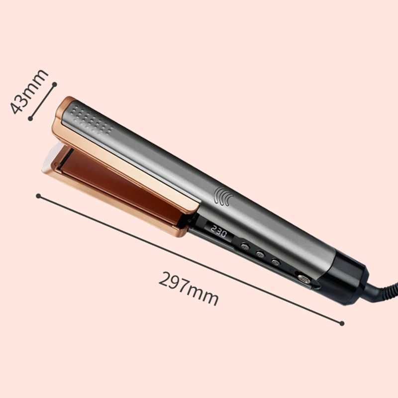Professional 2-in-1 air Hair Straightener Wide Plate Electric Flat Iron Heating Hair Straightener K251121