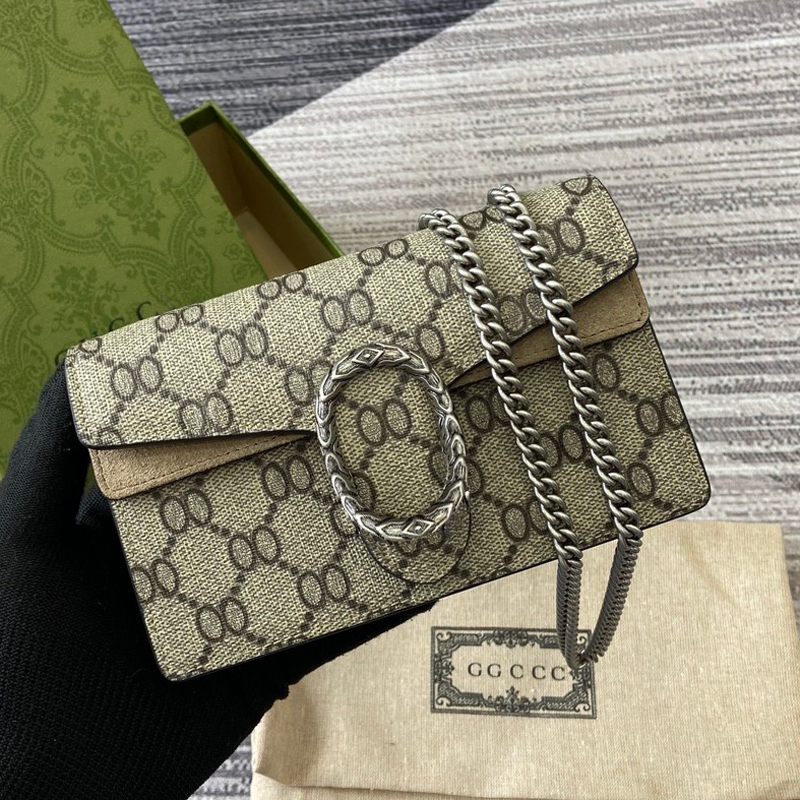 Designer Bag Shoulder Bag Leather Classic Luxury Bag Chain Strap Crossbody Bag Fashion Brown Checkered Flower Wallet Women's Handbag Mini Bag